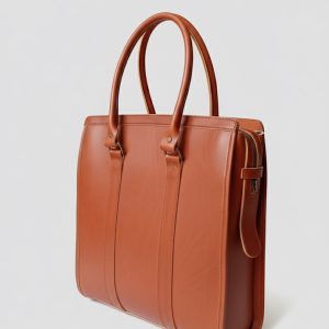 Bolso portadocumentos avellana