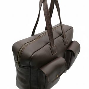 Bolso portadocumentos con asas y bolsillos exteriores